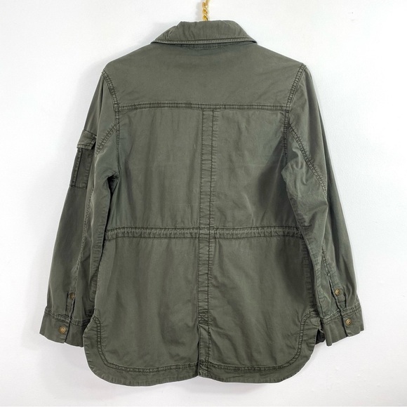 ANTHROPOLOGIE Marrakech Cargo Utility Jacket in Army Green Size S - Picture 3 of 10